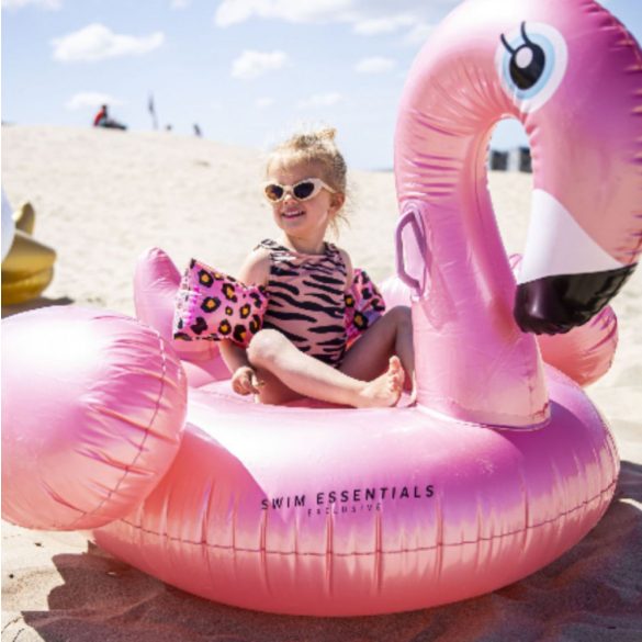 Swim Essentials ride-on matrac - Rose Gold Flamingo