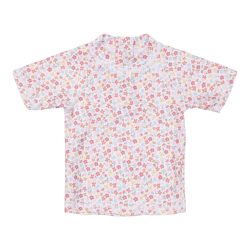   Little Dutch gyerek rövid ujjú UV szűrős úszó póló nyári virágok - 74/80