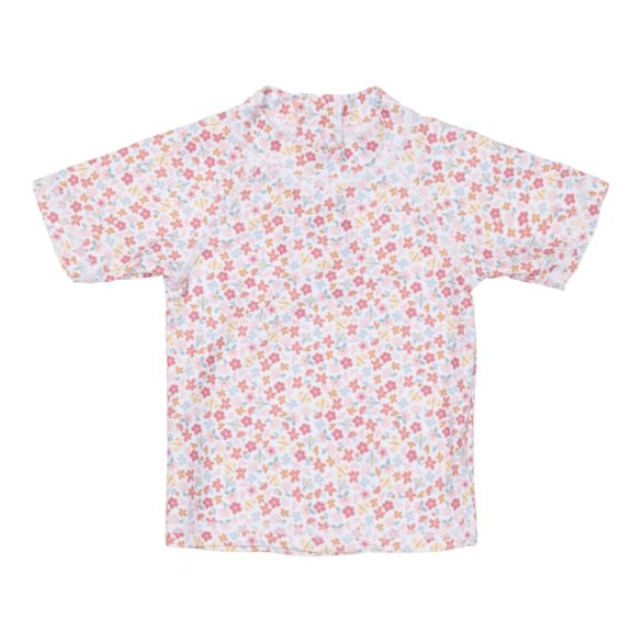 Little Dutch gyerek rövid ujjú UV szűrős úszó póló nyári virágok - 98/104